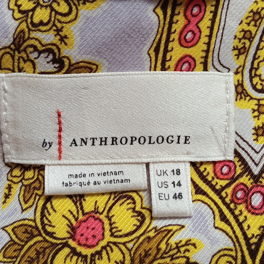 Anthropologie Echarpe blouse - Picture 10 of 12